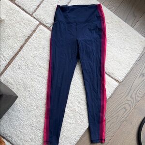 Spiritual Gangster Navy and Pink Leggings